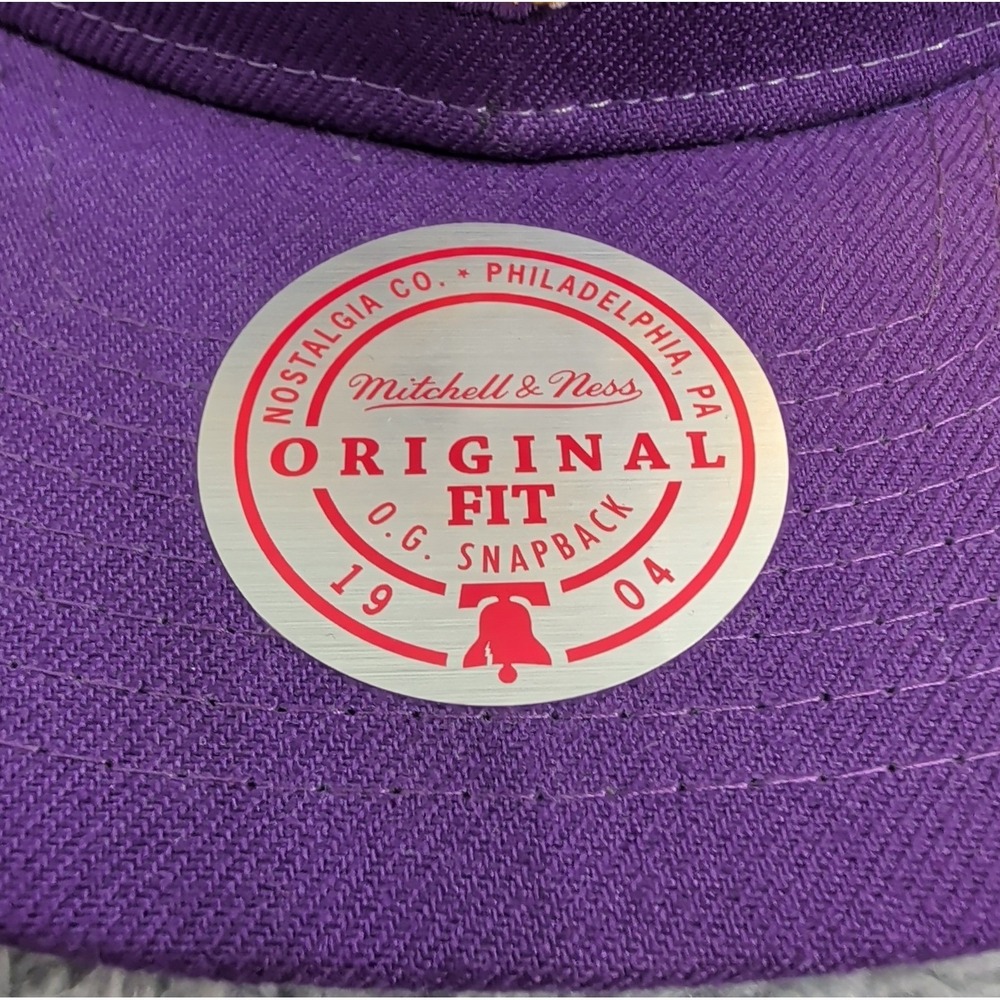 Mitchell & Ness Louisiana State University Tigers Paint Snapback NCAA Cap EUC - Picture 6 of 11